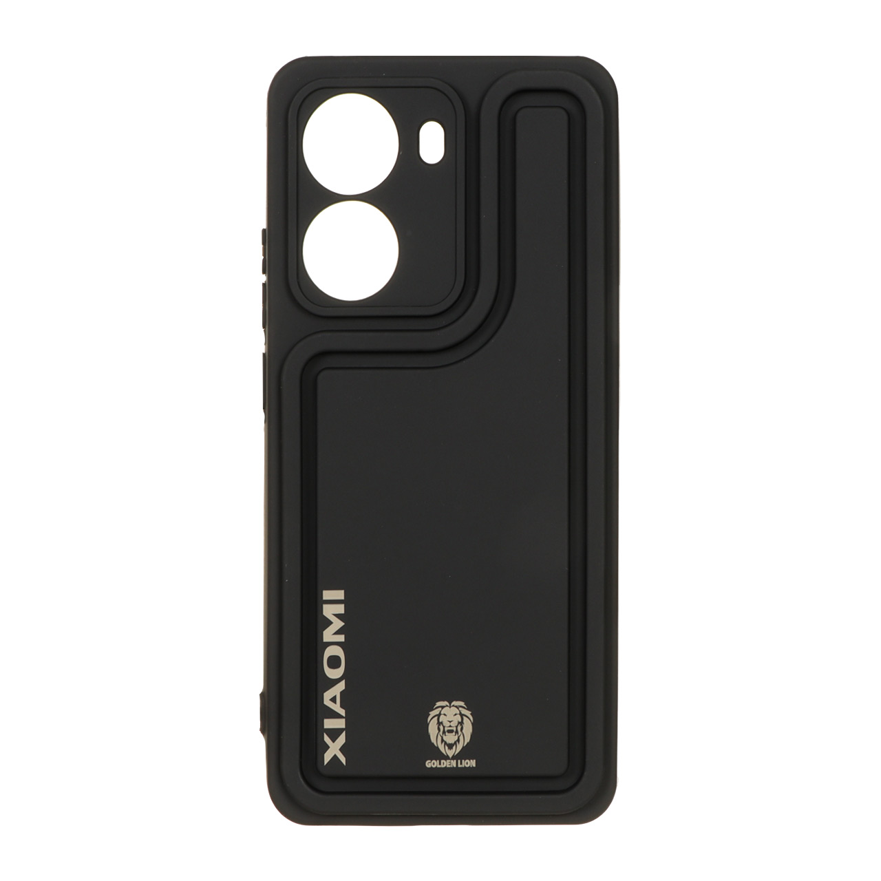 قاب Solid Case منحنی Golden Lion مدل Xiaomi Poco X7 Pro - مشکی