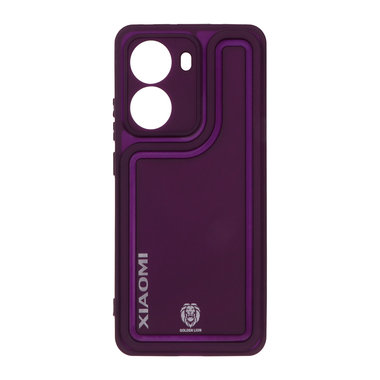 قاب Solid Case منحنی Golden Lion مدل Xiaomi Poco X7 Pro - بنفش تیره