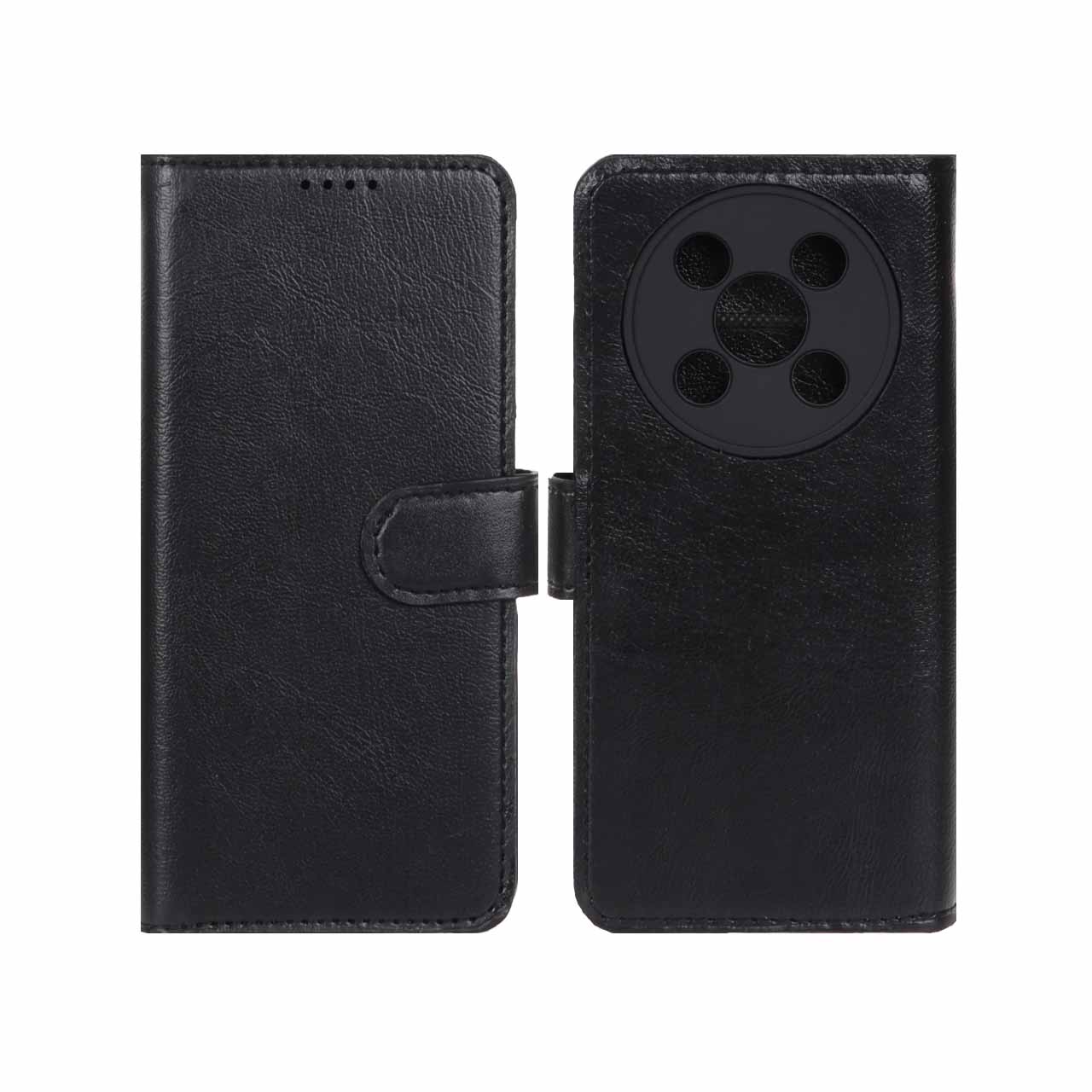 کیف موبایل چرمی مگنتی محافظ لنزدار Vocal V2 / V2 LITE - مشکی