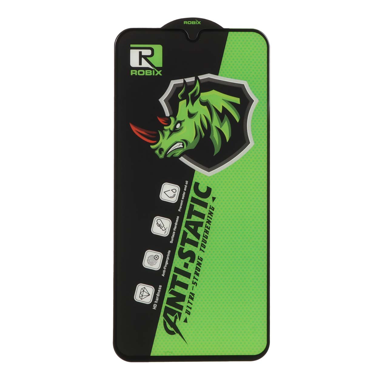 محافظ صفحه نمایش شیشه ای Full Cover Robix Anti Static ESD مدل Samsung Galaxy A34