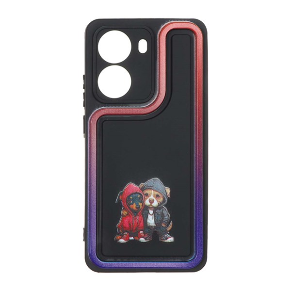 قاب Solid Case منحنی LUCKY طرح دار Xiaomi Poco X7 Pro - کد 231