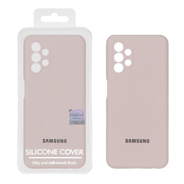 قاب سیلیکونی پاک کنی اورجینال Master Quality مدل Samsung Galaxy A13 4G - خاکی (پک دار)