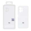 قاب سیلیکونی پاک کنی اورجینال Master Quality مدل Xiaomi Redmi Note 12 4G - سفید (پک دار)