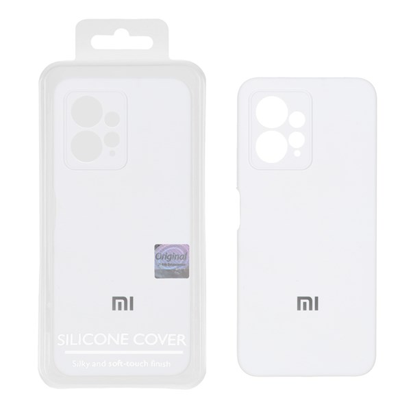 قاب سیلیکونی پاک کنی اورجینال Master Quality مدل Xiaomi Redmi Note 12 4G - سفید (پک دار)