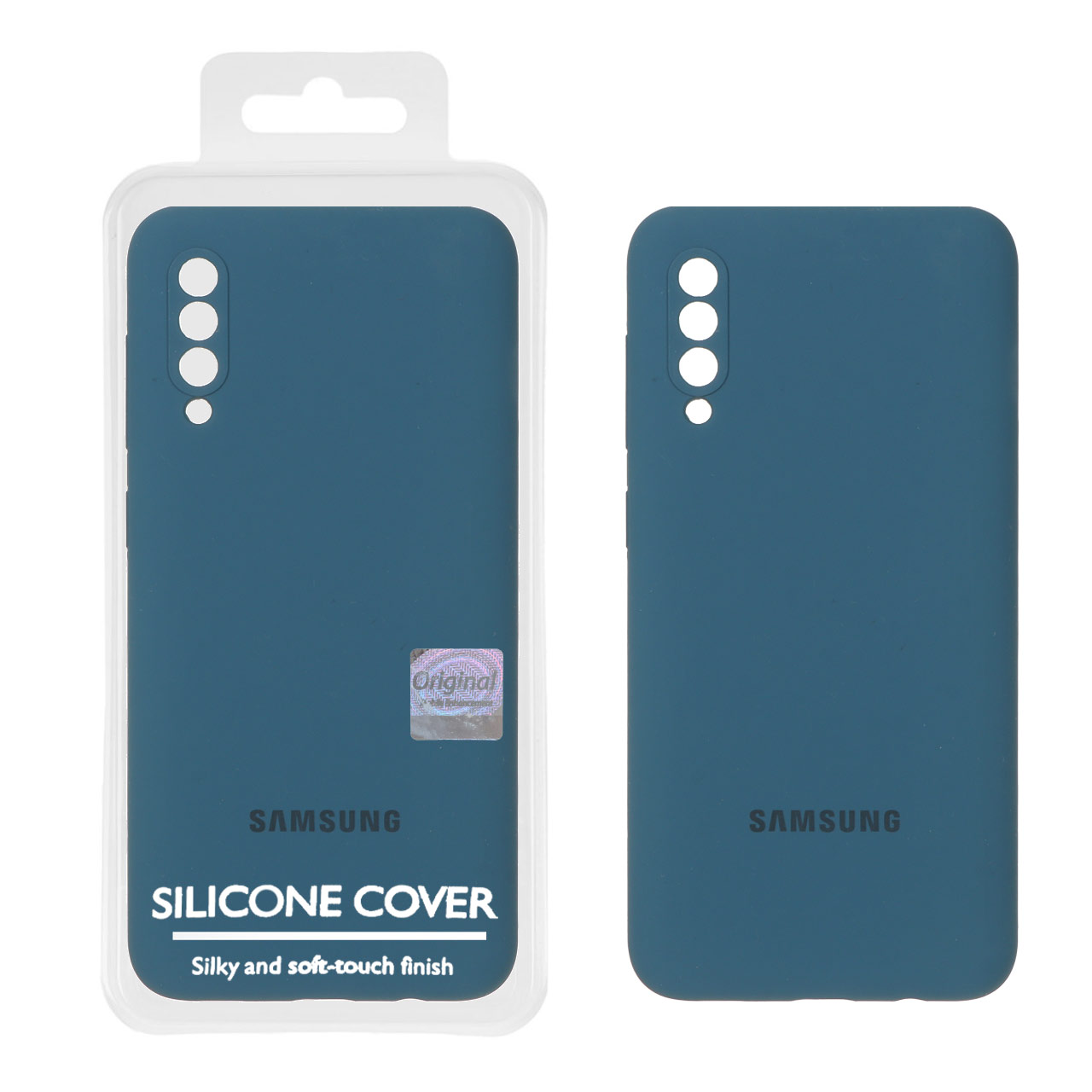 قاب سیلیکونی پاک کنی اورجینال Master Quality مدل Samsung Galaxy A50 / A50s / A30s - سبز کله غازی (پک دار)
