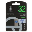 فلش مموری Queen tech USB3.2 مدل QUEST ظرفیت 32GB - آبی (گارانتی مادام العمر شرکت آی تین)