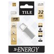 فلش مموری X-ENERGY USB3.0 مدل Tile ظرفیت 32GB - نقره ای (گارانتی مادام العمر IPM)