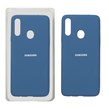 قاب سیلیکونی پاک کنی اورجینال Samsung Galaxy A20s - آبی تیره (پک اصلی)