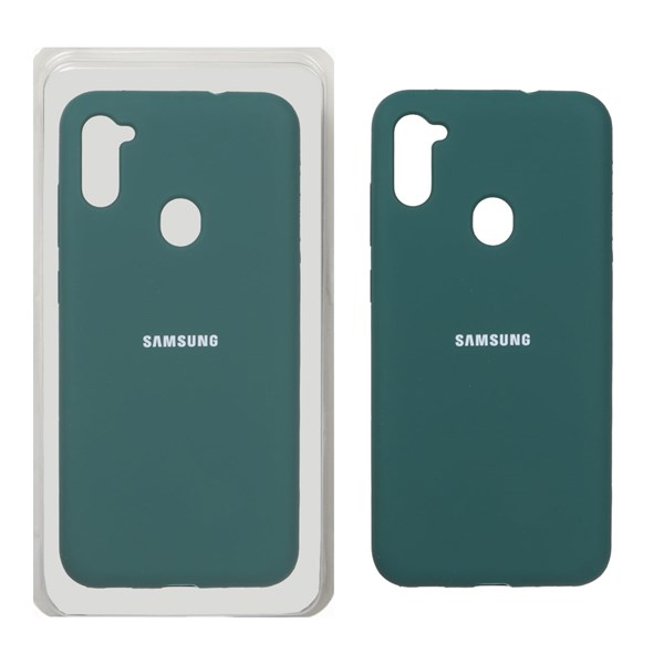 قاب سیلیکونی پاک کنی اورجینال Samsung Galaxy A11 / M11 - سبز (پک اصلی)