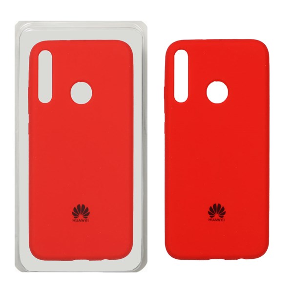 قاب سیلیکونی پاک کنی اورجینال Huawei Y7p - قرمز (پک اصلی)