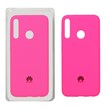 قاب سیلیکونی پاک کنی اورجینال Huawei Y7p - صورتی فانتزی (پک اصلی)