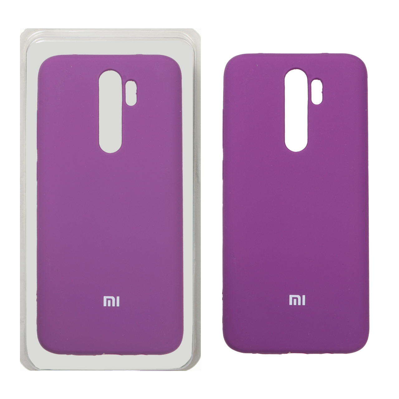 قاب سیلیکونی پاک کنی اورجینال Xiaomi Redmi Note 8 Pro - ارغوانی (پک اصلی)