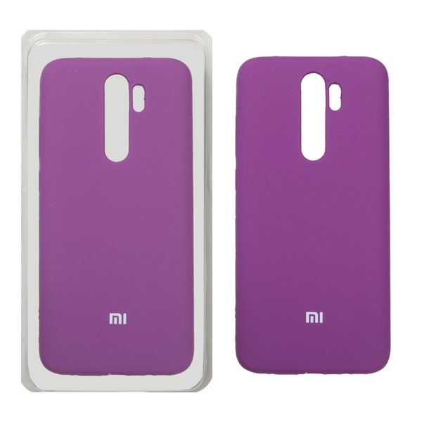قاب سیلیکونی پاک کنی اورجینال Xiaomi Redmi Note 8 Pro - ارغوانی (پک اصلی)