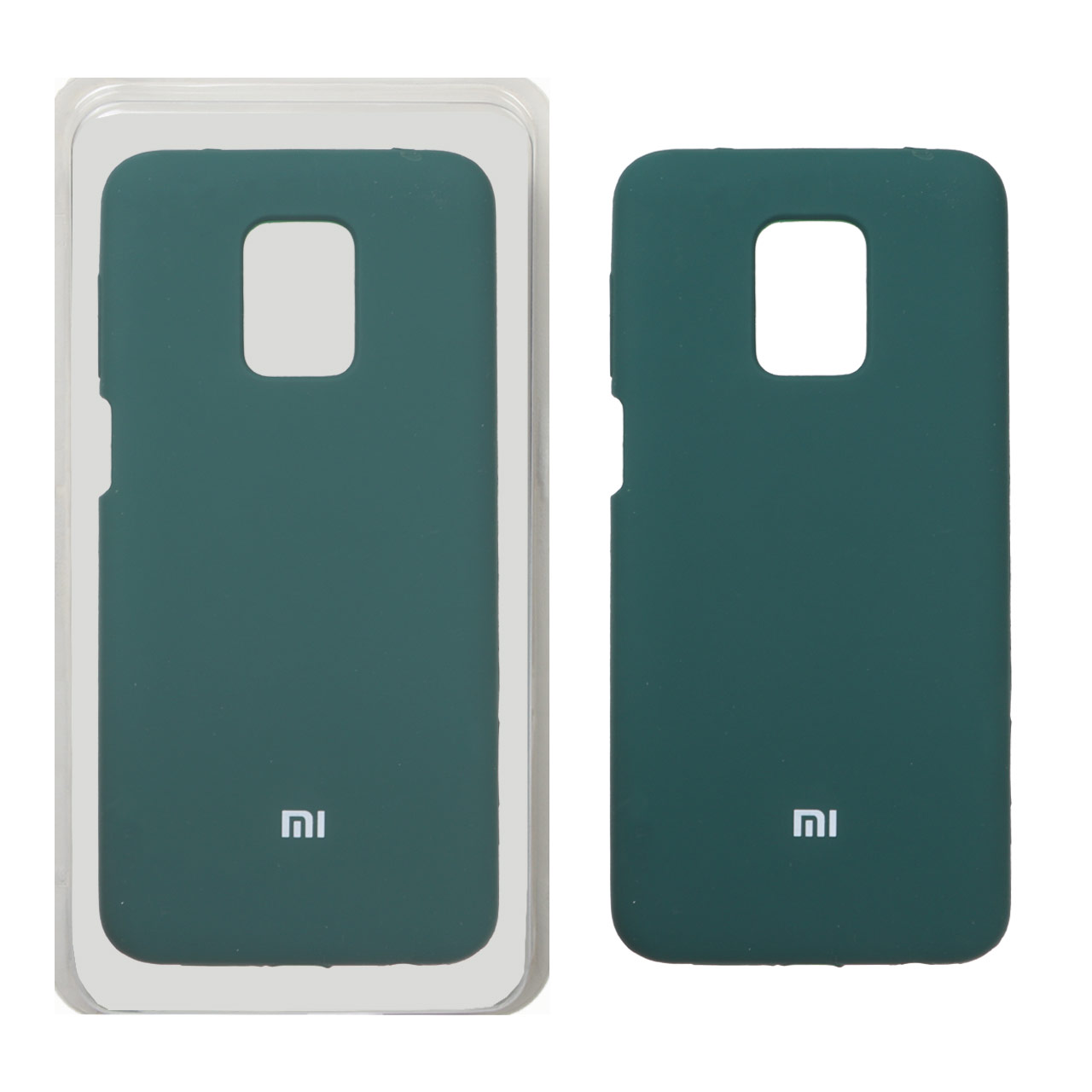 قاب سیلیکونی پاک کنی اورجینال Xiaomi Redmi Note 9S / Redmi Note 9 Pro / Redmi Note 9 Pro Max - سبز (پک اصلی)