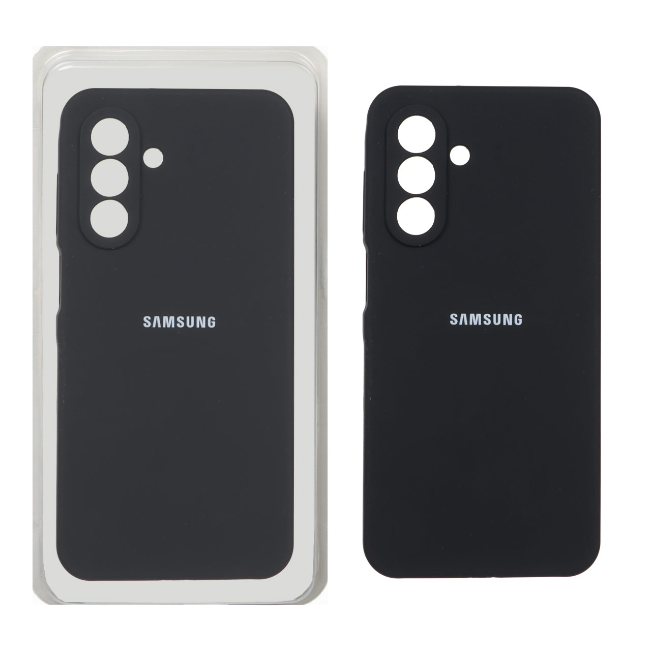 قاب سیلیکونی پاک کنی محافظ لنزدار اورجینال Samsung Galaxy A17 / A26 - مشکی (پک اصلی)