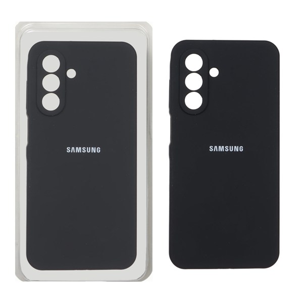 قاب سیلیکونی پاک کنی محافظ لنزدار اورجینال Samsung Galaxy A17 / A26 - مشکی (پک اصلی)