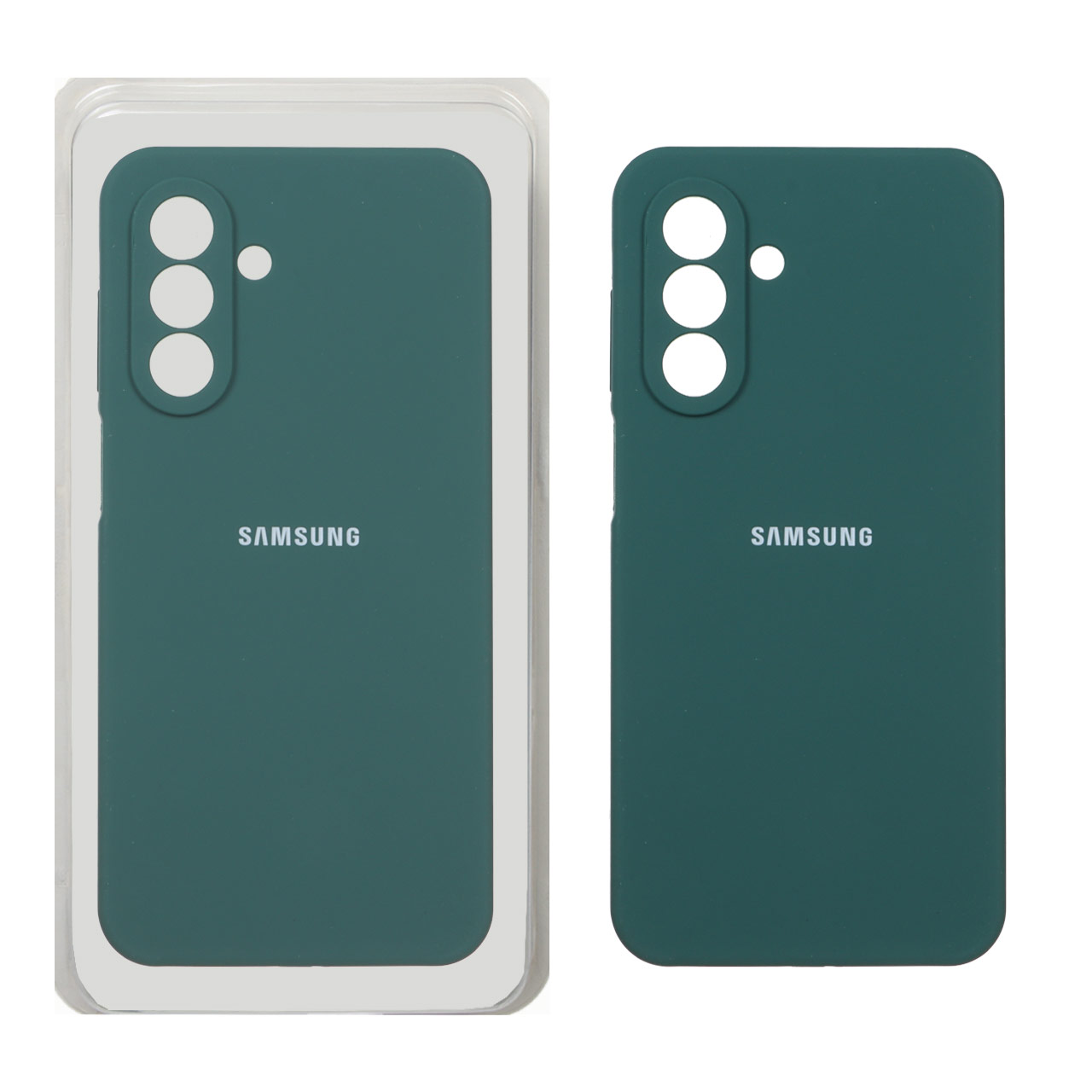 قاب سیلیکونی پاک کنی محافظ لنزدار اورجینال Samsung Galaxy A17 / A26 - سبز (پک اصلی)