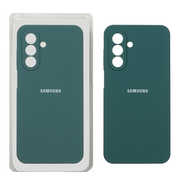 قاب سیلیکونی پاک کنی محافظ لنزدار اورجینال Samsung Galaxy A17 / A26 - سبز (پک اصلی)