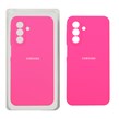 قاب سیلیکونی پاک کنی محافظ لنزدار اورجینال Samsung Galaxy A17 / A26 - صورتی فانتزی (پک اصلی)