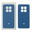 قاب سیلیکونی پاک کنی محافظ لنزدار اورجینال Xiaomi Redmi Note 14 Pro 4G - آبی تیره (پک اصلی)