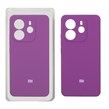 قاب سیلیکونی پاک کنی محافظ لنزدار اورجینال Xiaomi Redmi Note 14 4G - ارغوانی (پک اصلی)