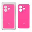 قاب سیلیکونی پاک کنی محافظ لنزدار اورجینال Xiaomi Redmi Note 14 4G - صورتی فانتزی (پک اصلی)