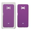 قاب سیلیکونی پاک کنی محافظ لنزدار اورجینال Xiaomi Poco X3 / Poco X3 Pro / Poco X3 NFC - ارغوانی (پک اصلی)