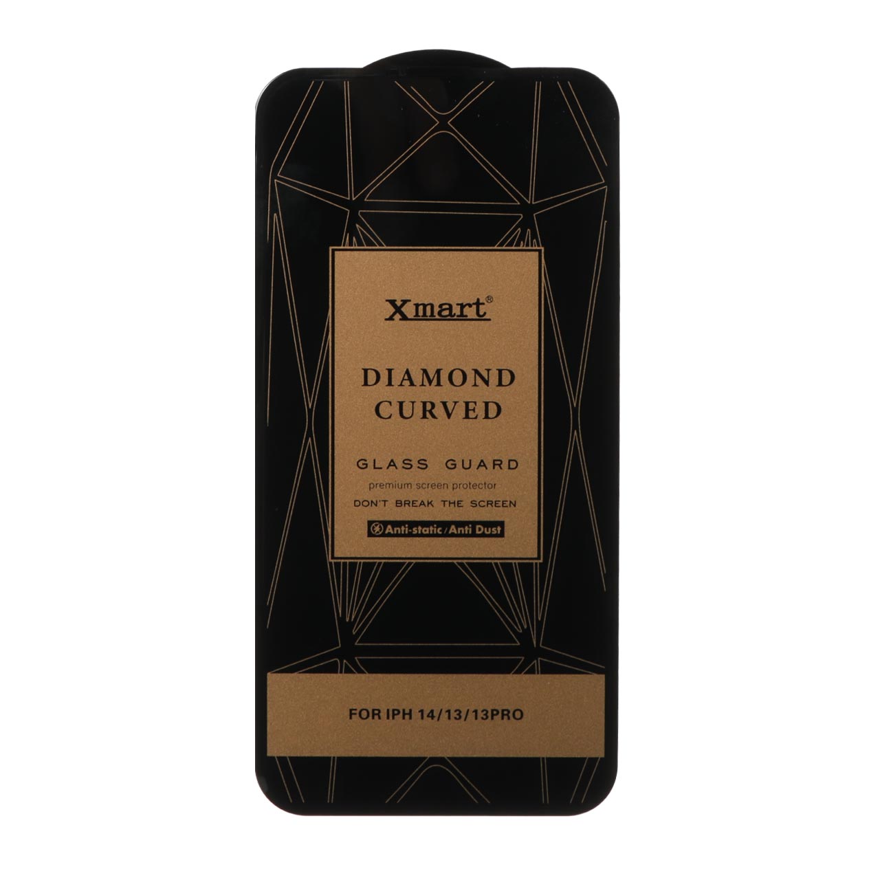 محافظ صفحه نمایش شیشه ای اورجینال XMART - Diamond Curved ESD Anti Static مدل Apple iPhone 13 / iPhone 13 Pro / iPhone 14 / 16e