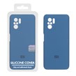 قاب سیلیکونی پاک کنی اورجینال Master Quality مدل Xiaomi Redmi Note 10 4G / Redmi Note 10S / Poco M5S - آبی تیره (پک دار)