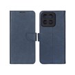کیف چرمی موبایل مگنتی محافظ لنزدار Honor X7c - سرمه ای تیره