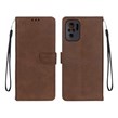 کیف چرمی موبایل مگنتی محافظ لنزدار Xiaomi Redmi Note 10 4G / Redmi Note 10S / Poco M5S - قهوه ای
