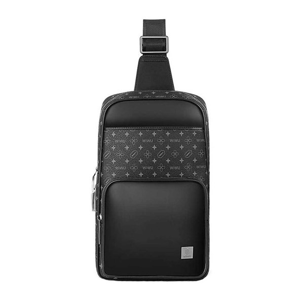 کیف تک بند Wiwu مدل Print Lock Crossbody Bag - مشکی