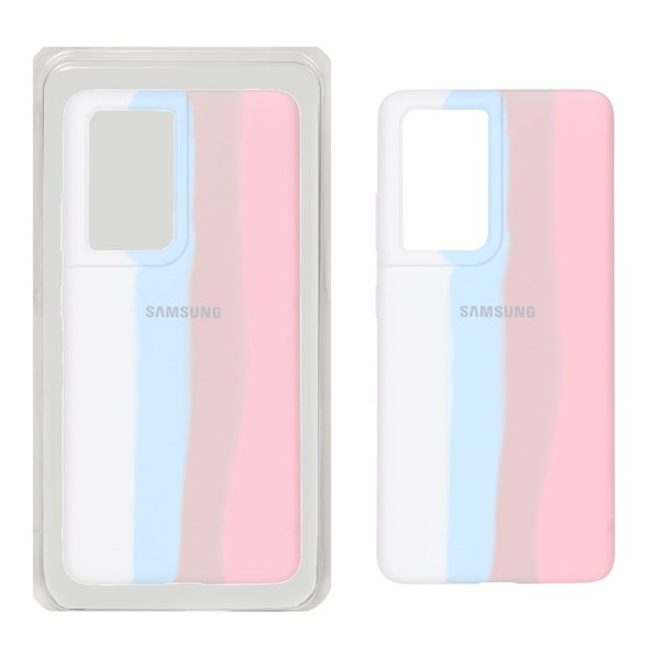 قاب سیلیکونی آبرنگی اورجینال Samsung Galaxy S21 Ultra - کد 1880 (پک دار)