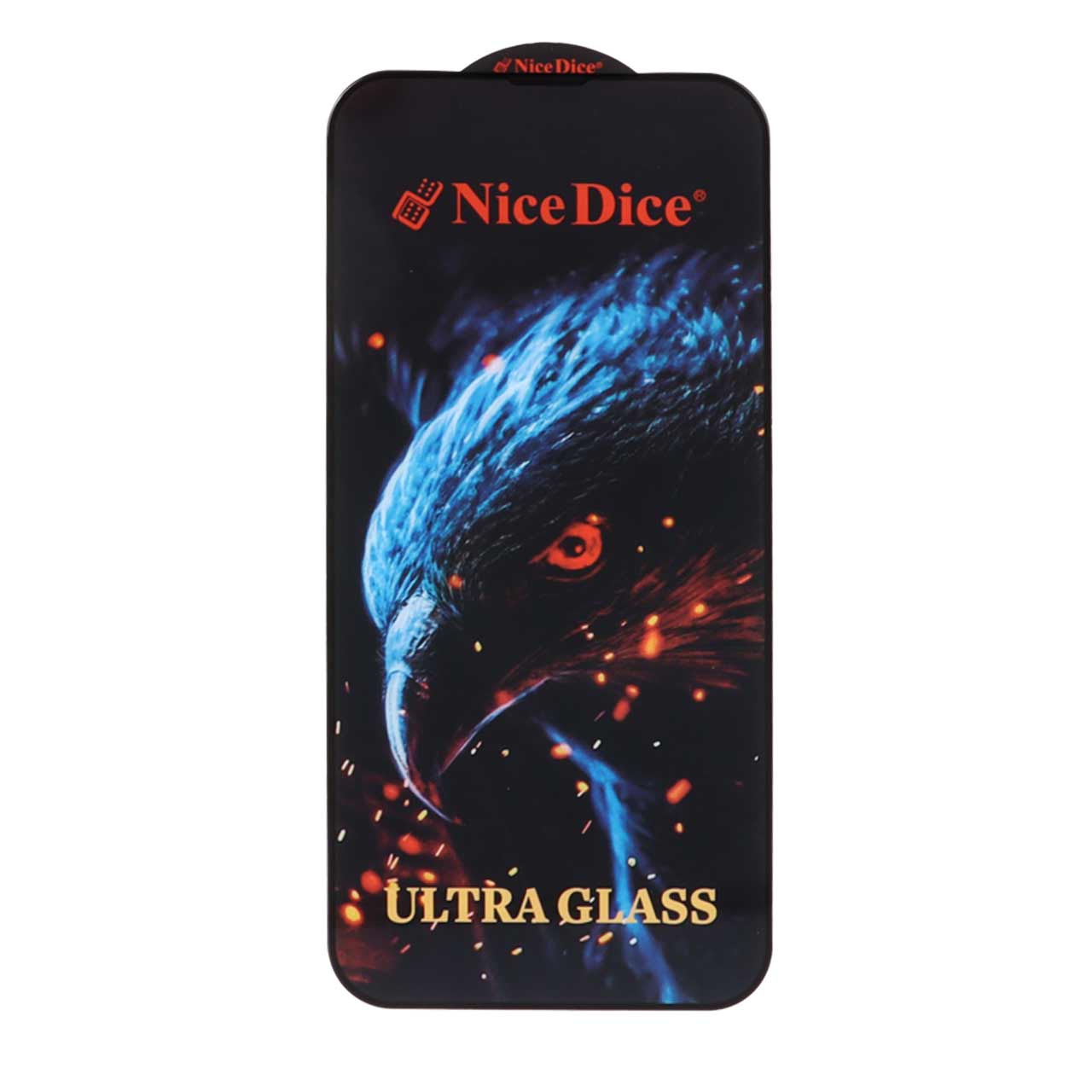 محافظ صفحه نمایش شیشه ای Full Cover Nice Dice Ultra Glass مدل Apple iPhone 13 Pro Max / iPhone 14 Plus (بدون پک)
