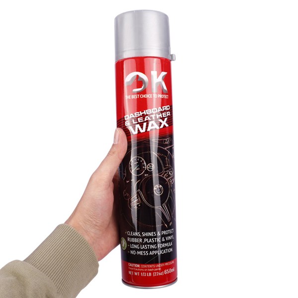 اسپری واکس داشبورد خودرو Ok 650ml