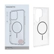 قاب اورجینال Magnetic دور ژله ای MagSafe مدل Samsung Galaxy S24 Ultra - خاکستری (پک دار)