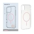 قاب اورجینال Magnetic دور ژله ای MagSafe مدل Apple iPhone X / iPhone XS - صورتی (پک دار)