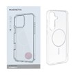 قاب اورجینال Magnetic دور ژله ای MagSafe مدل Samsung Galaxy S24 FE - سفید (پک دار)