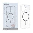 قاب اورجینال Magnetic دور ژله ای MagSafe مدل Apple iPhone 16 - خاکستری (پک دار)