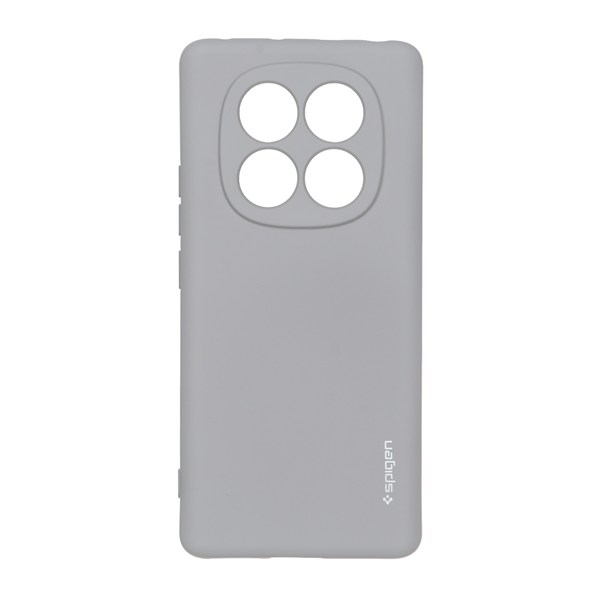 قاب سیلیکونی Spigen محافظ لنزدار Xiaomi Redmi Note 14 Pro 4G - طوسی