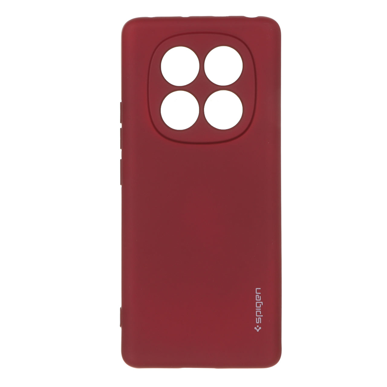 قاب سیلیکونی Spigen محافظ لنزدار Xiaomi Redmi Note 14 Pro 4G - زرشکی