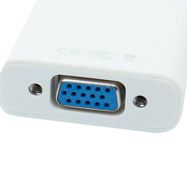 مبدل HDMI به VGA + کابل AUX و کابل Micro USB