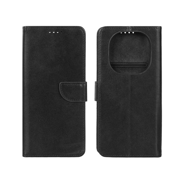 کیف چرمی موبایل مگنتی Xiaomi Redmi Note 14 Pro 4G - مشکی