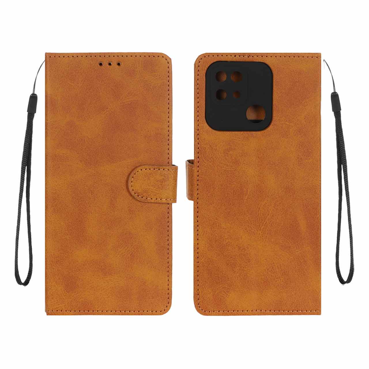 کیف موبایل مگنتی درجه یک MNC مدل Xiaomi Redmi 10C / Redmi 10 Power / Poco C40 - عسلی