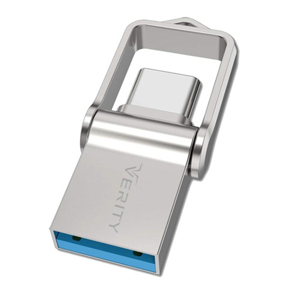 فلش 32 گیگ وریتی Verity O512 OTG Type-C USB3.0