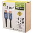 کابل HDMI v2.0 4K ایکس فورتک X4Tech طول 20 متر