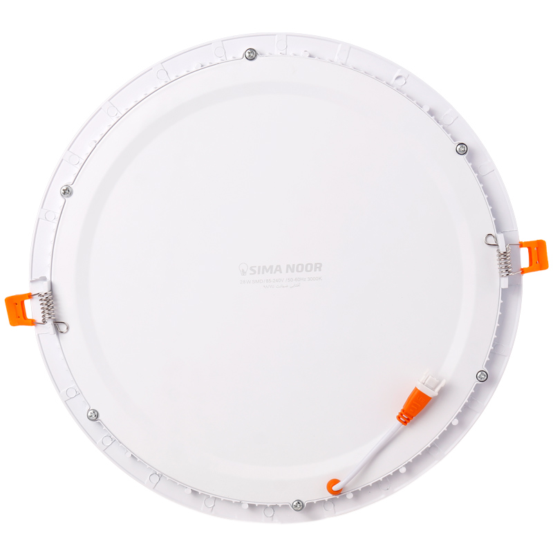 پنل بک لایت توکار گرد 28 وات سیما نور SN-M 606
