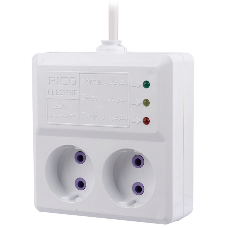 محافظ برق یخچال و فریزر 2 خانه پیکو الکتریک با کابل 3 متری