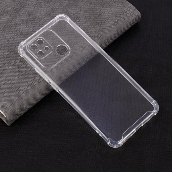 قاب ژله ای ضربه گیر بی رنگ محافظ لنزدار Xiaomi Redmi 10C / 10 Power