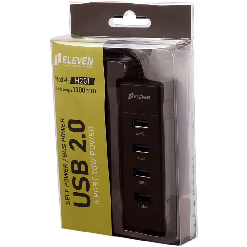 هاب 4 پورت USB2.0 ایلون H201